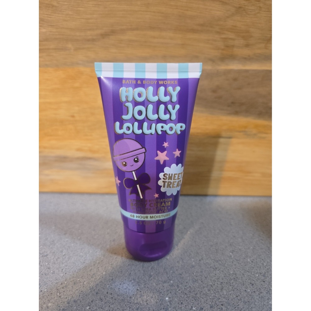 Bath And Body Works Travel Size Body Cream Holly Jolly Lollipop